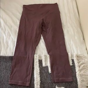 Lululemon wunder under crop 21”